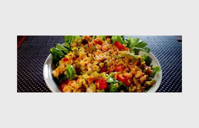 Rgime Dukan (recette minceur) : Salade ocane  l'indienne #dukan https://www.proteinaute.com/recette-salade-oceane-a-l-indienne-10986.html