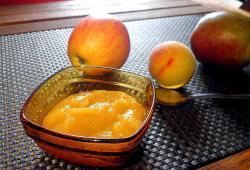 Rgime Dukan, la recette Compote pomme-pche longue conservation