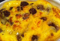 Recette Dukan : Omelette soufle aux boulettes de boeuf