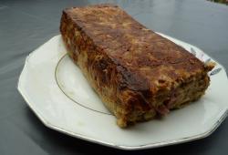 Rgime Dukan, la recette Cake aux poireaux et lardons 
