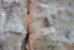 Recette Dukan : Filets de limande sole  la moutarde sur une fondue de poireaux