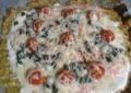 Recette Dukan : Pizza saumon cpres et tomate cerise