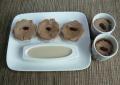 Recette Dukan : Pudding au konjac chocolat et aux baies de goji aromatises cerise amarna 