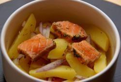 Recette Dukan : Pommes de terre rate au saumon scandinave