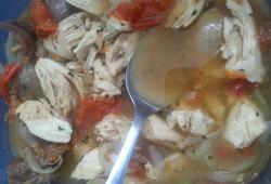 Rgime Dukan, la recette Soupe au poulet 