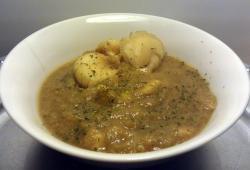 Recette Dukan : Soupe de poulet, potiron, champignons des bois aux saveurs de chtaigne