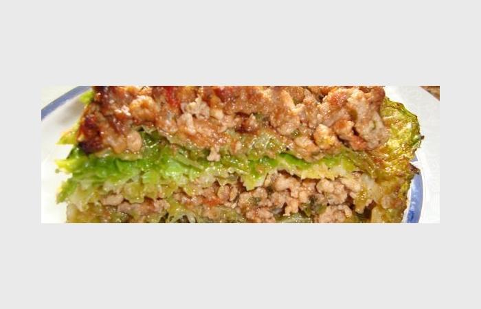 Rgime Dukan (recette minceur) : Lasagnes de chou vert #dukan https://www.proteinaute.com/recette-lasagnes-de-chou-vert-10102.html