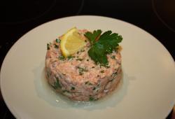 Rgime Dukan, la recette Tartare de saumon frais