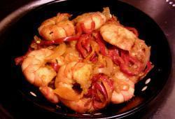 Recette Dukan : Crevettes exotiques au poivron et zestes d'agrumes