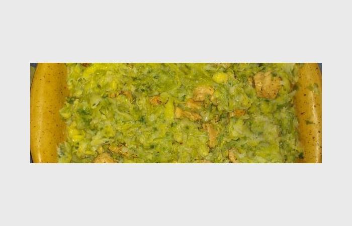 Rgime Dukan (recette minceur) : Pure aux choux de Bruxelles et son poulet #dukan https://www.proteinaute.com/recette-puree-aux-choux-de-bruxelles-et-son-poulet-10234.html