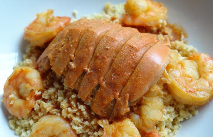 Rgime Dukan (recette minceur) : Couscous de la mer #dukan https://www.proteinaute.com/recette-couscous-de-la-mer-10421.html