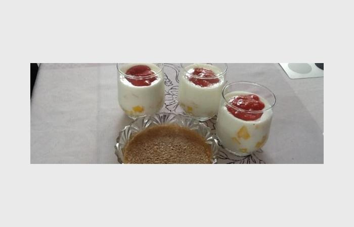 Rgime Dukan (recette minceur) : Pana cotta mangue coulis fraises  #dukan https://www.proteinaute.com/recette-pana-cotta-mangue-coulis-fraises-10492.html