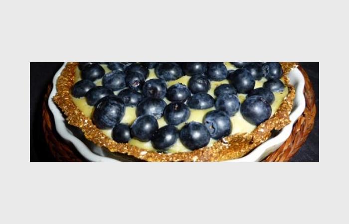 Rgime Dukan (recette minceur) : Tarte aux myrtilles sur crme de tonka #dukan https://www.proteinaute.com/recette-tarte-aux-myrtilles-sur-creme-de-tonka-10577.html