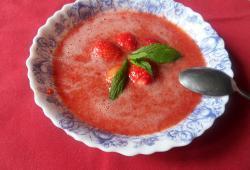 Rgime Dukan, la recette Soupe de fraise 