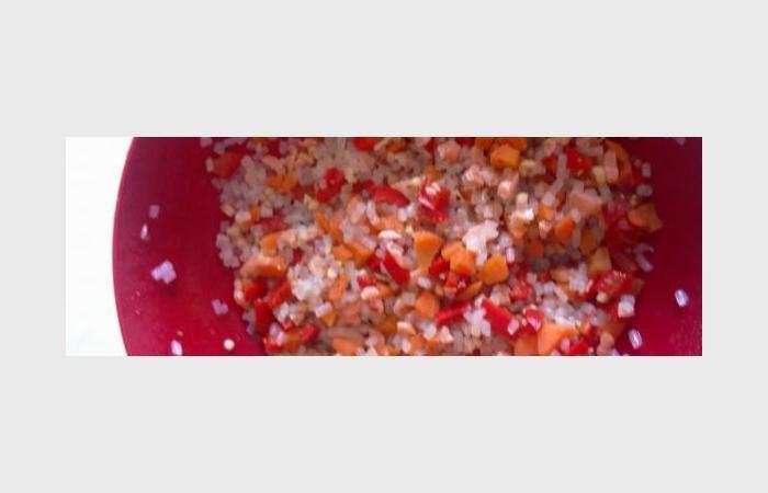 Rgime Dukan (recette minceur) : Perles du japon au saumon et petits lgumes #dukan https://www.proteinaute.com/recette-perles-du-japon-au-saumon-et-petits-legumes-10716.html