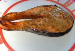 Recette Dukan : Darnes de saumon  l'aneth