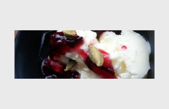 Rgime Dukan (recette minceur) : Dlice glac  la cardamome et sa gele d'hibiscus #dukan https://www.proteinaute.com/recette-delice-glace-a-la-cardamome-et-sa-gelee-d-hibiscus-10844.html