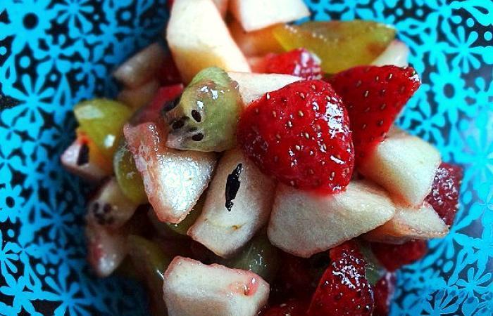Rgime Dukan (recette minceur) : Salade tutti frutti #dukan https://www.proteinaute.com/recette-salade-tutti-frutti-11032.html