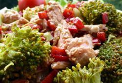 Recette Dukan : Salade de brocolis au saumon