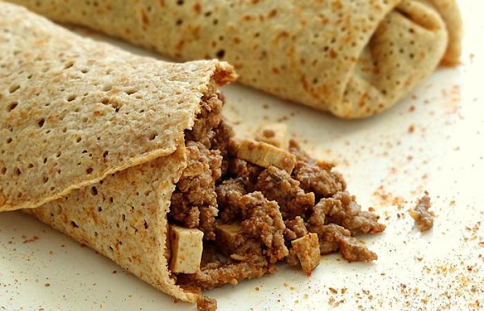 Rgime Dukan (recette minceur) : Burritos boeuf/tofu #dukan https://www.proteinaute.com/recette-burritos-boeuf-tofu-11161.html