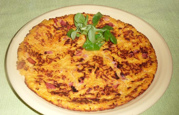 Galette carottes gingembre