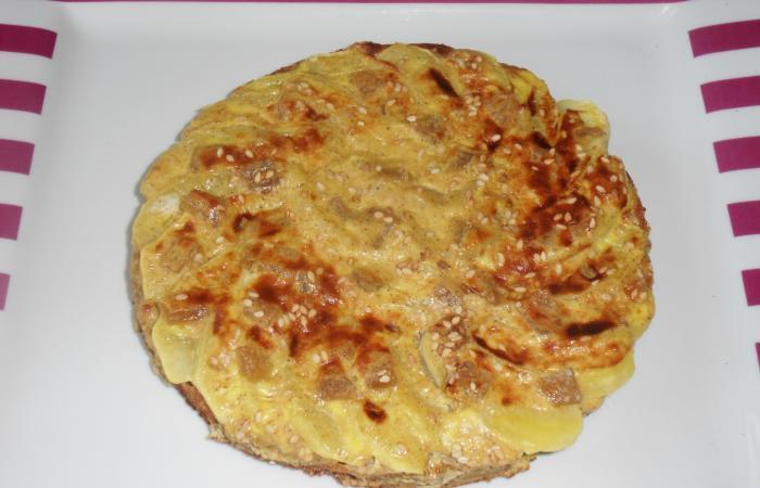 Rgime Dukan (recette minceur) : Tarte aux pommes pice et au gingembre confit #dukan https://www.proteinaute.com/recette-tarte-aux-pommes-epicee-et-au-gingembre-confit-11270.html