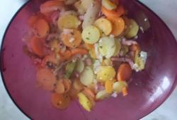 Rgime Dukan, la recette Poelee de carottes au deux couleurs
