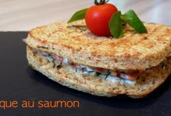 Recette Dukan : Croque au saumon fum