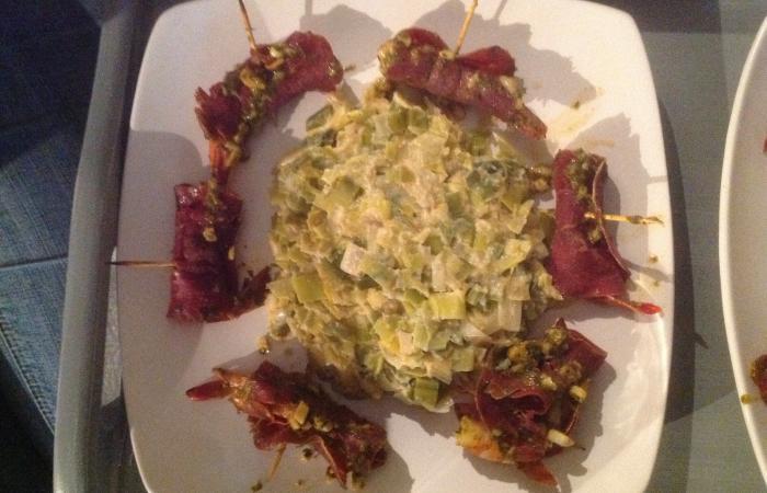 Rgime Dukan (recette minceur) : Crevettes en habit de grison #dukan https://www.proteinaute.com/recette-crevettes-en-habit-de-grison-11449.html