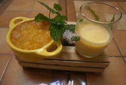 Recette Dukan : Dessert safran aux pommes et lait de poule