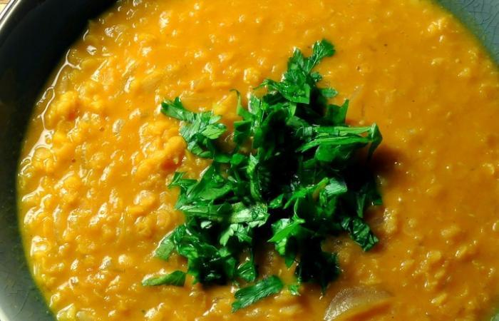 Rgime Dukan (recette minceur) : Soupe de lentille corail, carotte et ds de tofu. #dukan https://www.proteinaute.com/recette-soupe-de-lentille-corail-carotte-et-des-de-tofu-11640.html