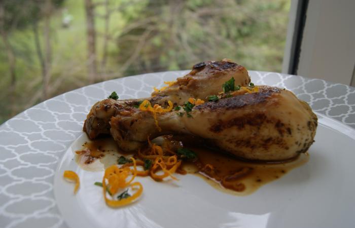 Rgime Dukan (recette minceur) : Pilons de poulet braiss  l'orange #dukan https://www.proteinaute.com/recette-pilons-de-poulet-braises-a-l-orange-11861.html