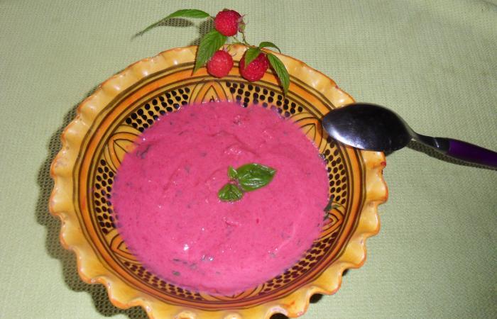 Rgime Dukan (recette minceur) : Soupe de framboises  #dukan https://www.proteinaute.com/recette-soupe-de-framboises-11947.html