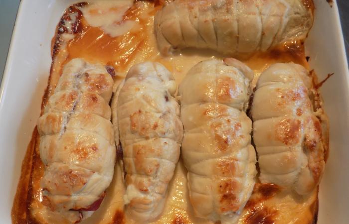 Rgime Dukan (recette minceur) : Blanc de poulet farci sauce cancoillote #dukan https://www.proteinaute.com/recette-blanc-de-poulet-farci-sauce-cancoillote-12067.html