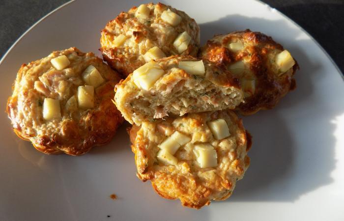 Rgime Dukan (recette minceur) : Muffins au saumon frais et fromage #dukan https://www.proteinaute.com/recette-muffins-au-saumon-frais-et-fromage-12086.html