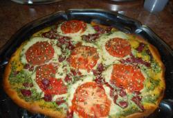 Rgime Dukan, la recette Pizza au Pesto