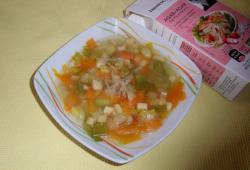Rgime Dukan, la recette Soupe minestrone  l'agar-agar