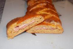 Recette Dukan : Tresse jambon, bacon, fromage