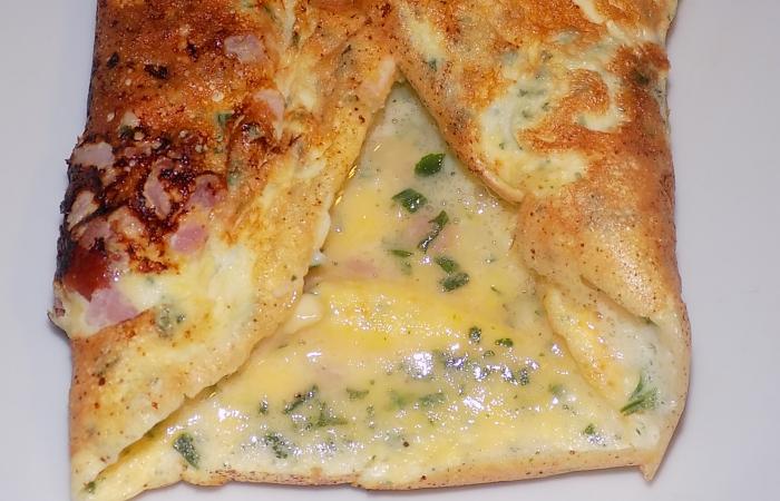 Omelettes aux herbes 