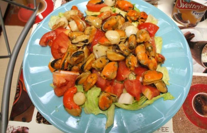 Rgime Dukan (recette minceur) : Salade de Fruits de mer #dukan https://www.proteinaute.com/recette-salade-de-fruits-de-mer-1272.html