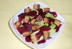 Photo Dukan Salade aux croutons de thon rouge 