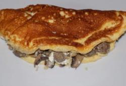 Recette Dukan : Omelette souffle boulettes et champignons
