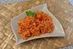 Rgime Dukan, la recette Riz de konjac  la tomate faon rizotto