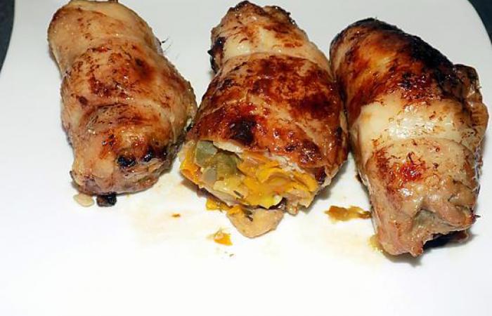Rgime Dukan (recette minceur) : Cuisses de poulet farcies aux poivrons #dukan https://www.proteinaute.com/recette-cuisses-de-poulet-farcies-aux-poivrons-13099.html