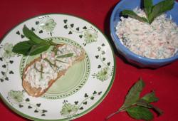 Rgime Dukan, la recette Tartinade de saumon fum  la menthe 