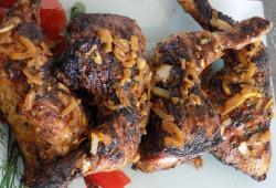 Recette Dukan : Cuisses de poulet marines barbecue 