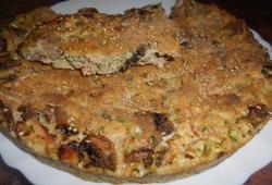 Recette Dukan : Tortilla saumon-champignon