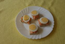 Recette Dukan : Toasts carotte / oeuf 