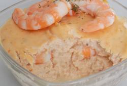 Rgime Dukan, la recette Terrine de saumon et crevettes 