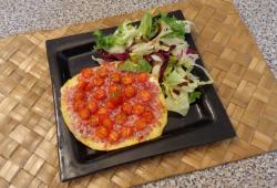 Rgime Dukan, la recette Pizza aux tomates cerises